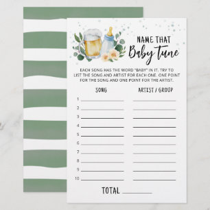 Greenery Baby is de naam van de Baby Tune Game