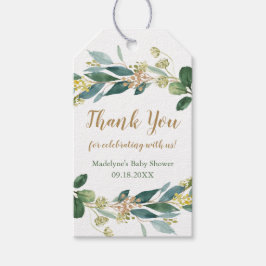 Greenery Baby shower Favors Label Cadeaulabel