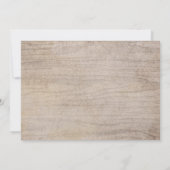 Greenery Bachelorette Itinerary Kaart (Achterkant)