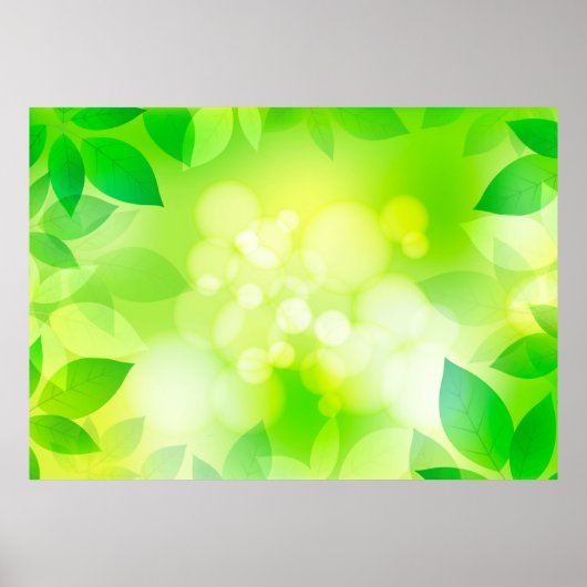 Greenery background scrapbooking poster (Voorkant)