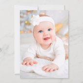 Greenery baptisme-uitnodiging kaart (Achterkant)