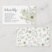 Greenery Books for Baby Informatiekaartje (Voorkant / Achterkant)