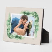 Greenery Border Ingebouwd Easel tafelblad Fotoplaat (Zijkant)