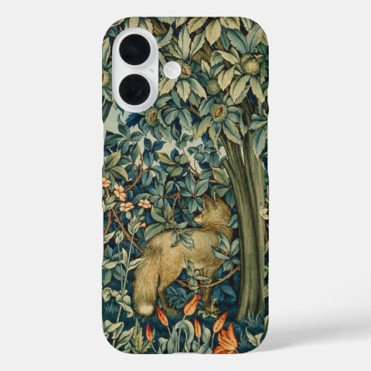 GREENERY,BOSBOUWDIEREN Fox,fazant,groene bloemen Case-Mate iPhone Case (Achterkant)