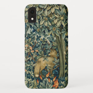 GREENERY,BOSBOUWDIEREN Fox,fazant,groene bloemen iPhone XR Hoesje