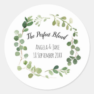 Greenery Botanical Bedankt Sticker