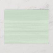 Greenery Botanical Modern Advice Card Informatiekaartje (Achterkant)