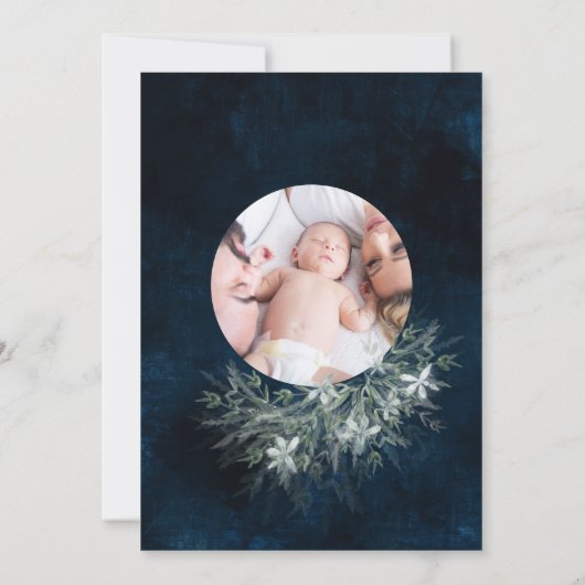 Greenery  bouquet, bruiloft Suite Uitnodiging (Achterkant)