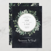 Greenery Bouquet Wedding Suite Kaart (Voorkant / Achterkant)