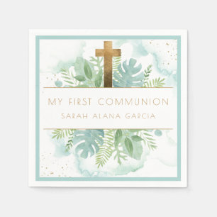 Greenery Boy/Girl First Community Blue Mint Servet