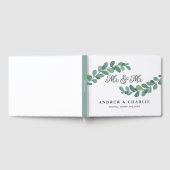 Greenery Branches Mr & Mr Gay Wedding Gastenboek (Volledig)