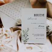 Greenery Bridal Shower Kaart