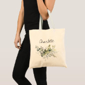 Greenery Bridesmaid bruiloft Canvas tas (Voorkant (product))