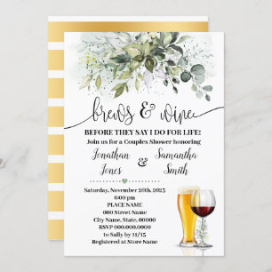 Greenery Brouwen en Wijnparen Douche Kaart