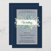 Greenery CATHOLIC Wedding Christelijk Budget Moder Kaart (Voorkant / Achterkant)