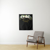 Greenery Ceremony Photo Booth Fall Wedding Decor Wandkleed (In situ)