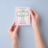 Greenery CONFIRMATION nodigt Moderne Dubbelzijdig  Flyer (Hand)