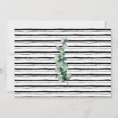 Greenery Couples Douche Minimalistische moderne br Kaart (Achterkant)