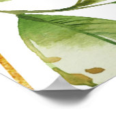 Greenery Crystal Wedding Unplugged Ceremony Poster (Hoek)