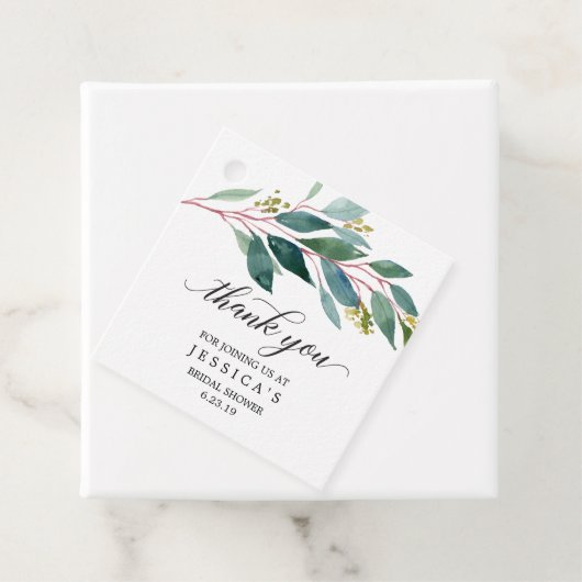 Greenery Dank u voor Markering Bedankjes Labels (In situ)