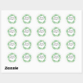 Greenery Dit boek behoort tot Ronde Sticker (Vel)