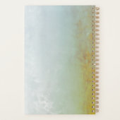 Greenery Earthy Brown Waterverf Abstract Planner (Achterkant)