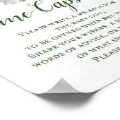 Greenery Elephant Time Capsule for GIRL Sign Poster (Hoek)