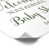 Greenery Elephant Welcome Sign Poster (Hoek)