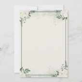 Greenery Elopement Save The Date Invitation (Dos)