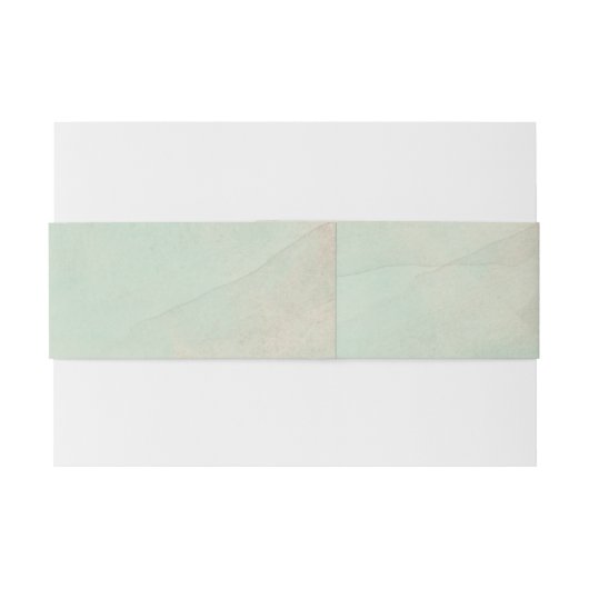 Greenery en Gold Geometric Lijst Uitnodigingen Wikkel (Achterkant Voorbeeld)