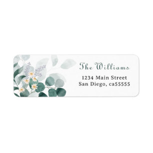 Greenery eucalyptus baby shower etiket