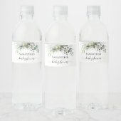 Greenery Eucalyptus Baby shower Waterfles Etiket (Flessen)