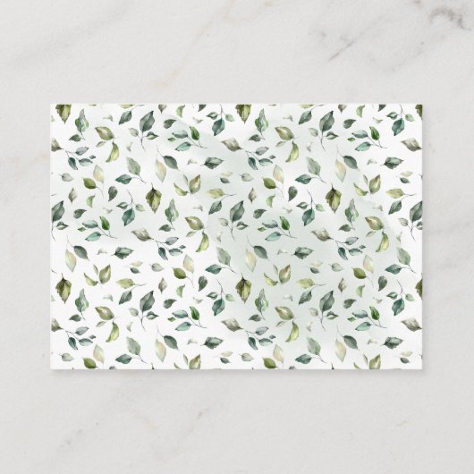 Greenery Eucalyptus-beeldscherm Geen oploopschoene Informatiekaartje (Achterkant)