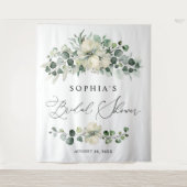 Greenery Eucalyptus Bridal Shower Wandkleed (Voorkant)