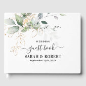 Greenery Eucalyptus bruiloft Guest Book Gastenboek (Voorkant)