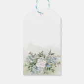 Greenery Eucalyptus Elegant Dusty Rehearsal Dinner Cadeaulabel (Achterkant)