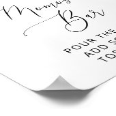 Greenery, Eucalyptus Leaves, Boho, Momosa Bar Poster (Hoek)