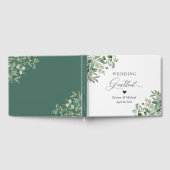Greenery Eucalyptus Leaves Wedding Gastenboek (Volledig)
