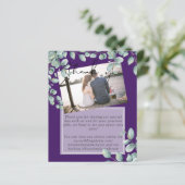 Greenery Eucalyptus Lila Lemon Gray Wedding (Staand voorkant)