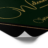 Greenery Eucalyptus Moody Welcome Wedding Poster (Hoek)