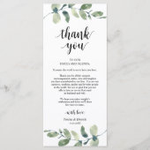 Greenery Eucalyptus Place Programma (Voorkant)