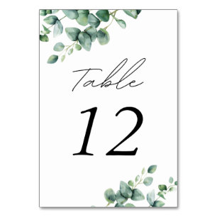 Greenery Eucalyptus scriptfoto Kaart