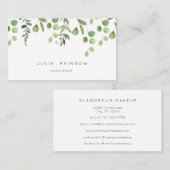 Greenery Eucalyptus Simple Visitekaartje (Voorkant / Achterkant)