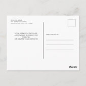 Greenery Eucalyptus Simple Wedding Invitation Briefkaart (Achterkant)