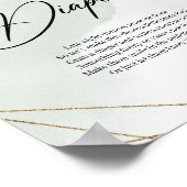 Greenery eucalyptus succulents Late Night Diapers Poster (Hoek)