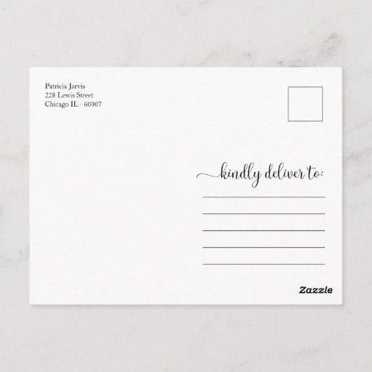 Greenery Eucalyptus Vrijgezellenfeest Dank u Briefkaart (Achterkant)