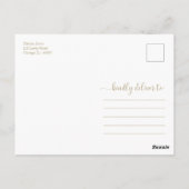 Greenery Eucalyptus Vrijgezellenfeest Dank u Postc Briefkaart (Achterkant)