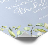 Greenery Eucalyptus Vrijgezellenfeest WelkomstPost Poster (Hoek)