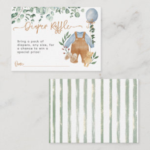 Greenery eucalyptus wacht snel op Baby shower Informatiekaartje