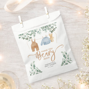 Greenery eucalyptus We kunnen snel wachten op Baby Bedankzakje